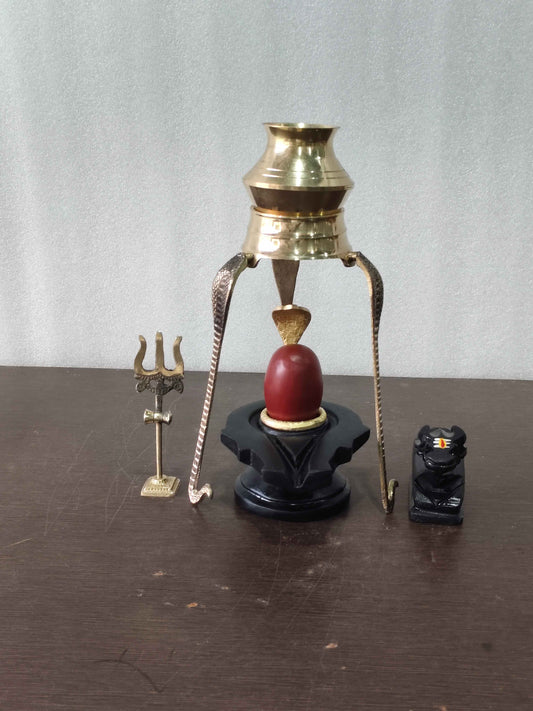 Narmdeswar shivling thumb sije home pooja ke liye full set