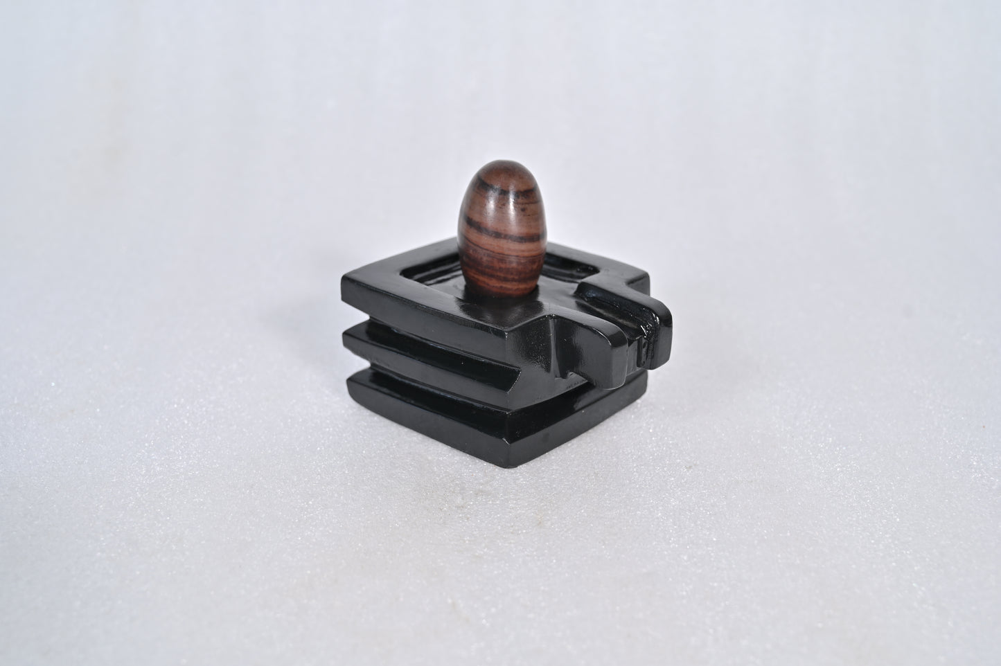 2 inch shivling with 4 inch chakor jaladhari home puja