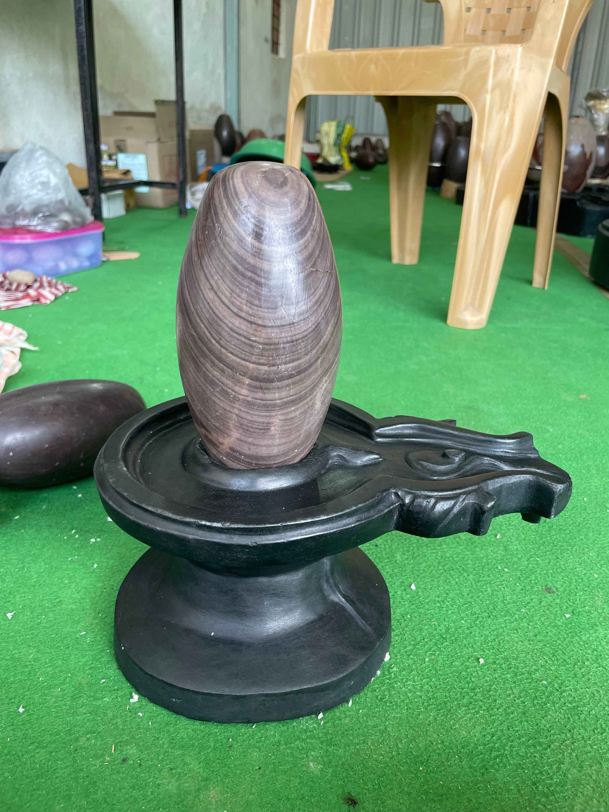 6 inch shivling with 12 inch damru jaladhari with 6 inch nandi home pooja and mandir pooja