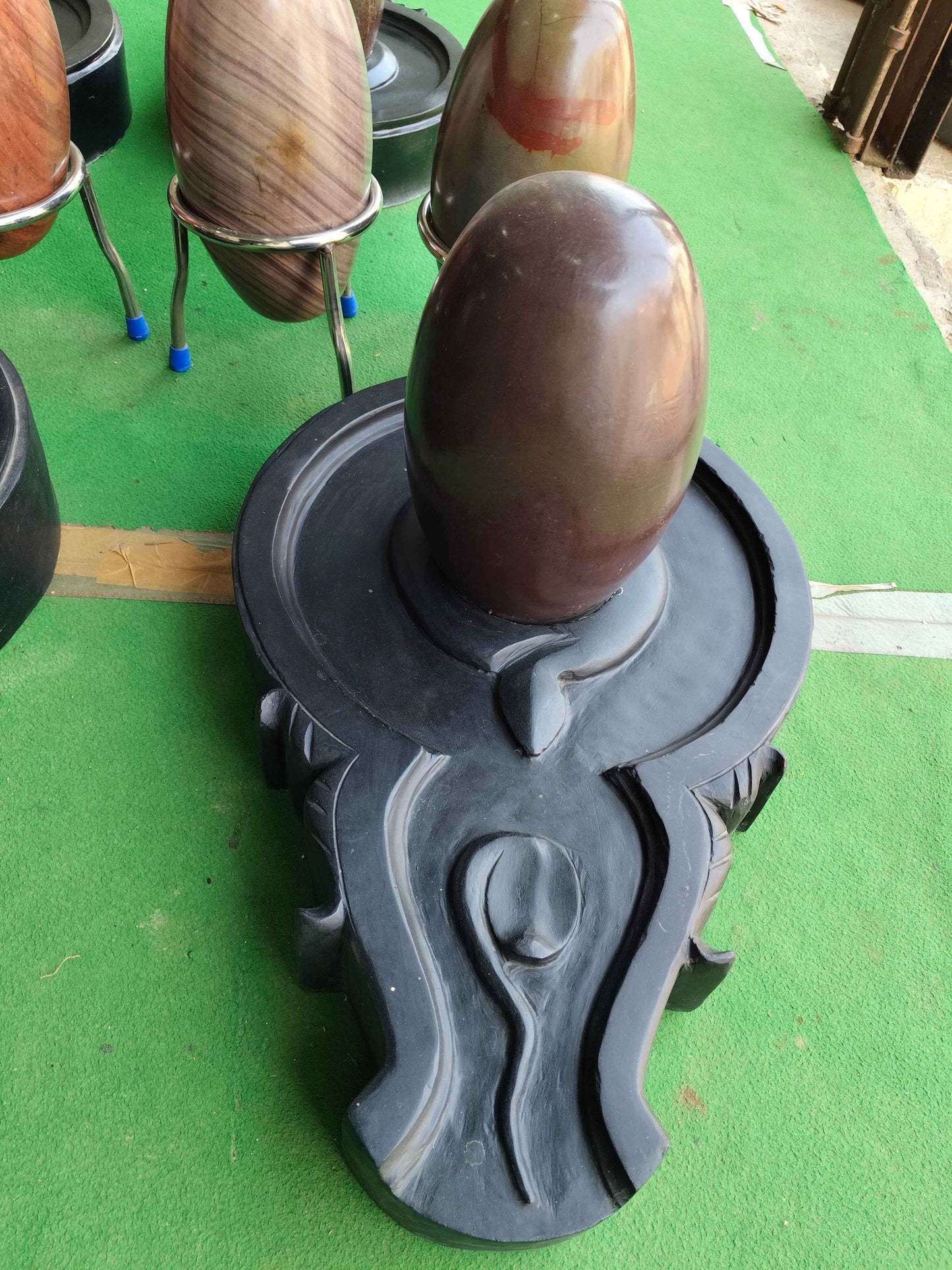 12 inch shivling with 24 inch jaladhari with 12 inch nandi mandir pooja