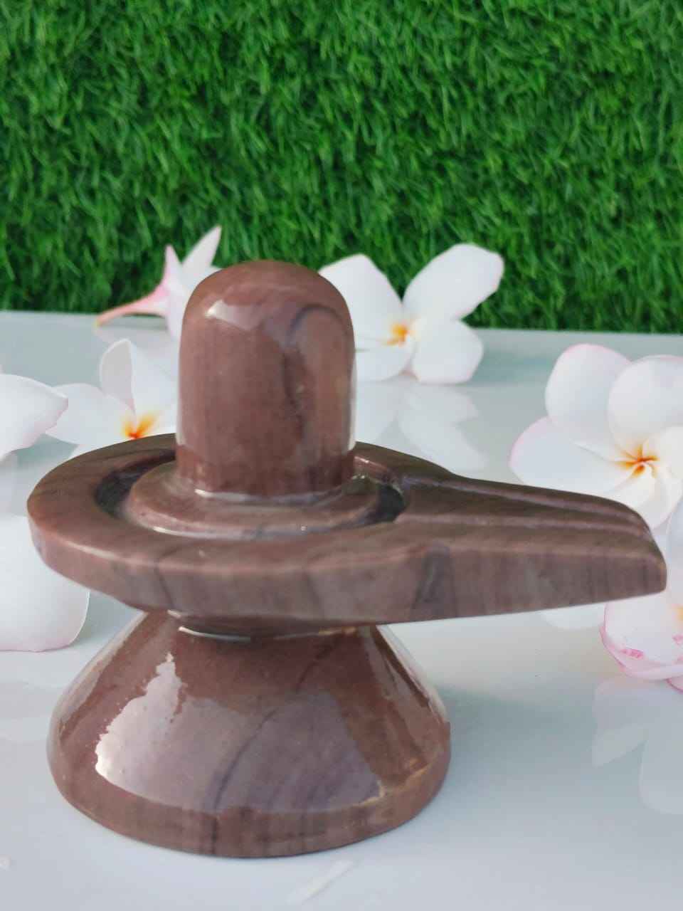 Angul ke sije ka narmdeswar akhand 2 inch shivling with 4 inch jaladhari