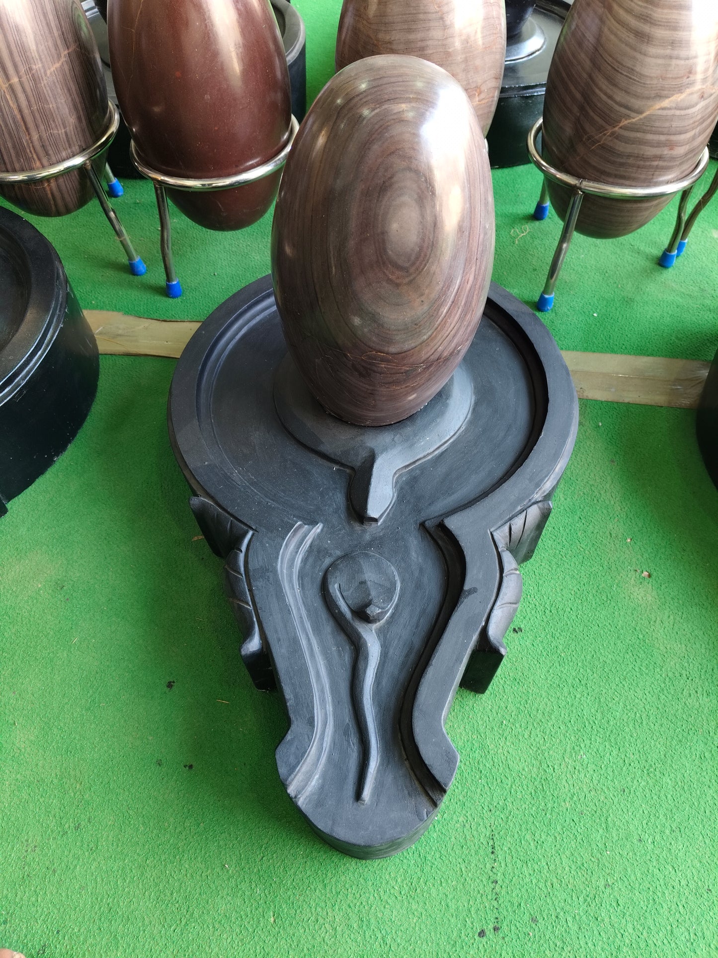 12 inch shivling with 24 inch jaladhari with 12 inch nandi mandir pooja