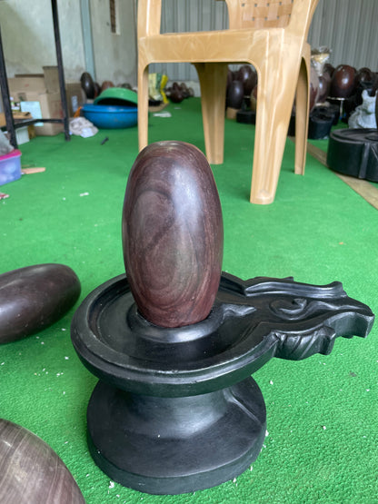 6 inch shivling with 12 inch damru jaladhari with 6 inch nandi home pooja and mandir pooja