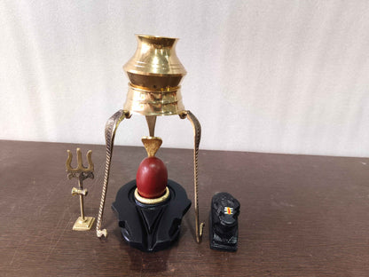 Narmdeswar shivling thumb sije home pooja ke liye full set