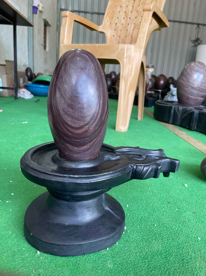 6 inch shivling with 12 inch damru jaladhari with 6 inch nandi home pooja and mandir pooja