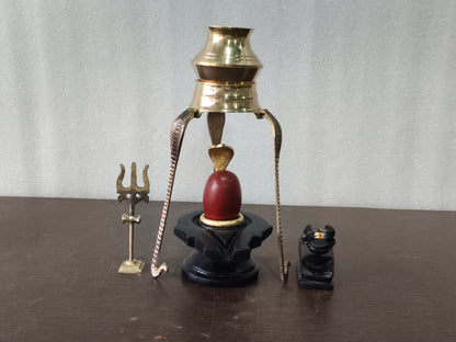 Narmdeswar shivling thumb sije home pooja ke liye full set