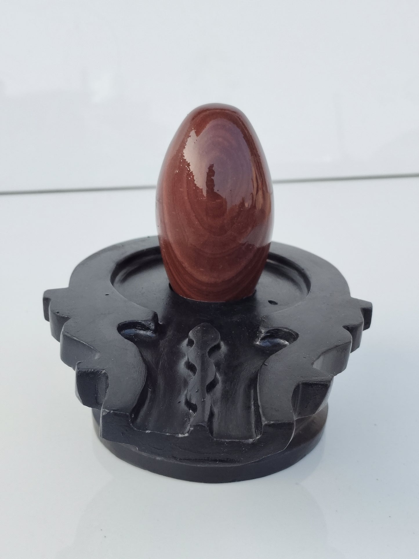 4 inch shivling with 8 inch jaladhari home pooja ardhnareswar shivling tilakdhari narmdeswar shivling swaymbhu narmdeswar shivling janeyudhari narmdeswar shivling