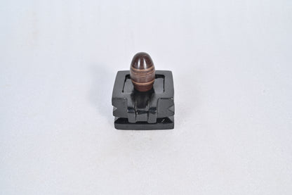 2 inch shivling with 4 inch chakor jaladhari home puja