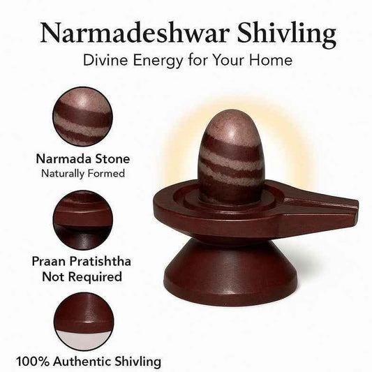 Full sat narmdeswar shivling thumb sije home pooja
