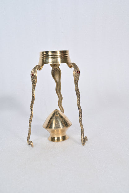 2 inch shivling with 4 inch chakor jaladhari home puja