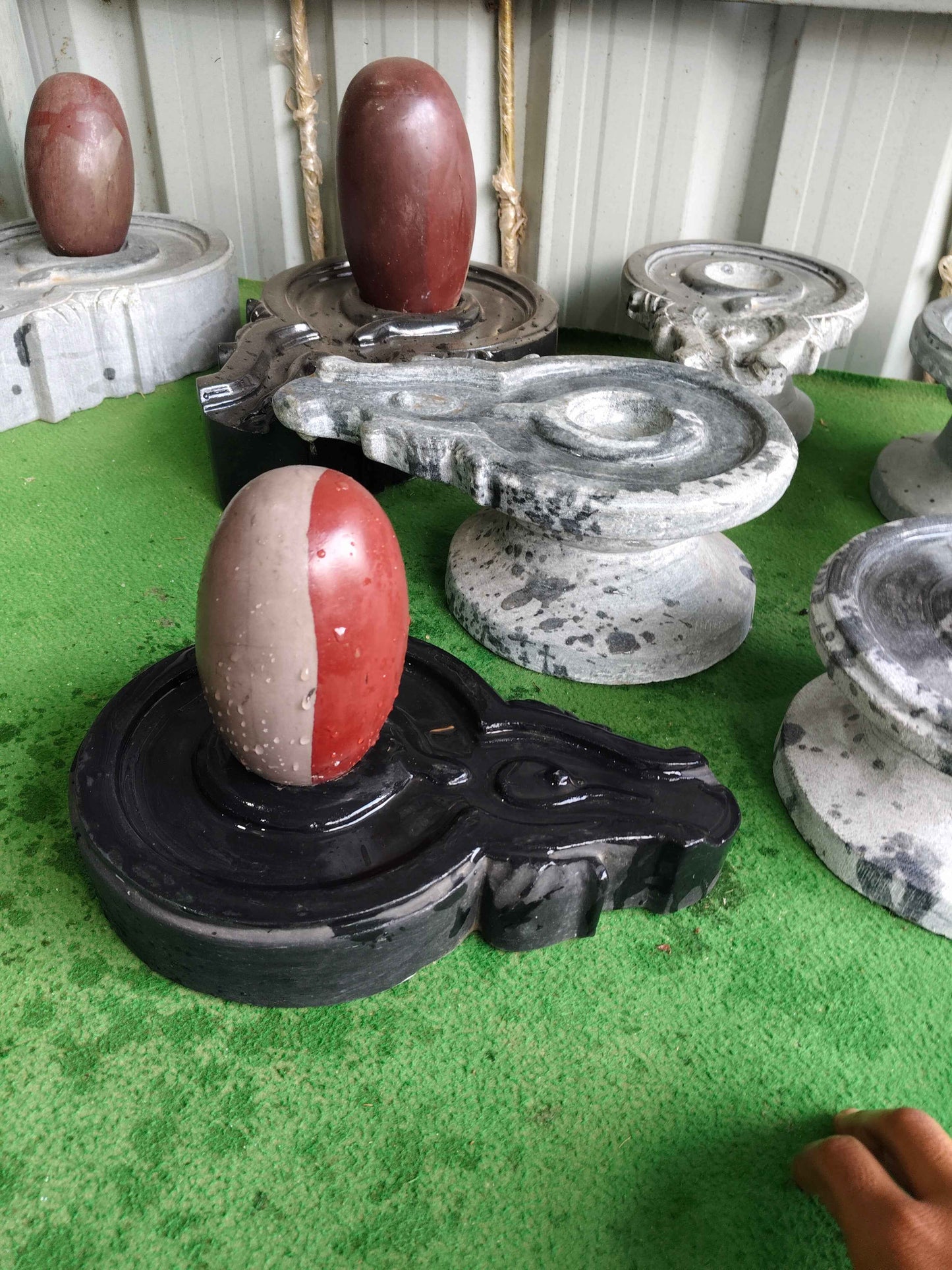 6 inch ardhnareswar shivling 12 inch naag wali jaladhari with nandiji