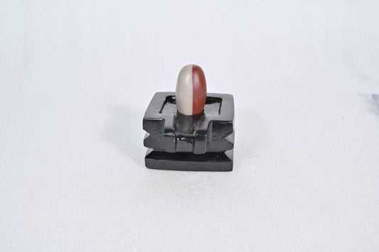 2 inch shivling with 4 inch chakor jaladhari home puja