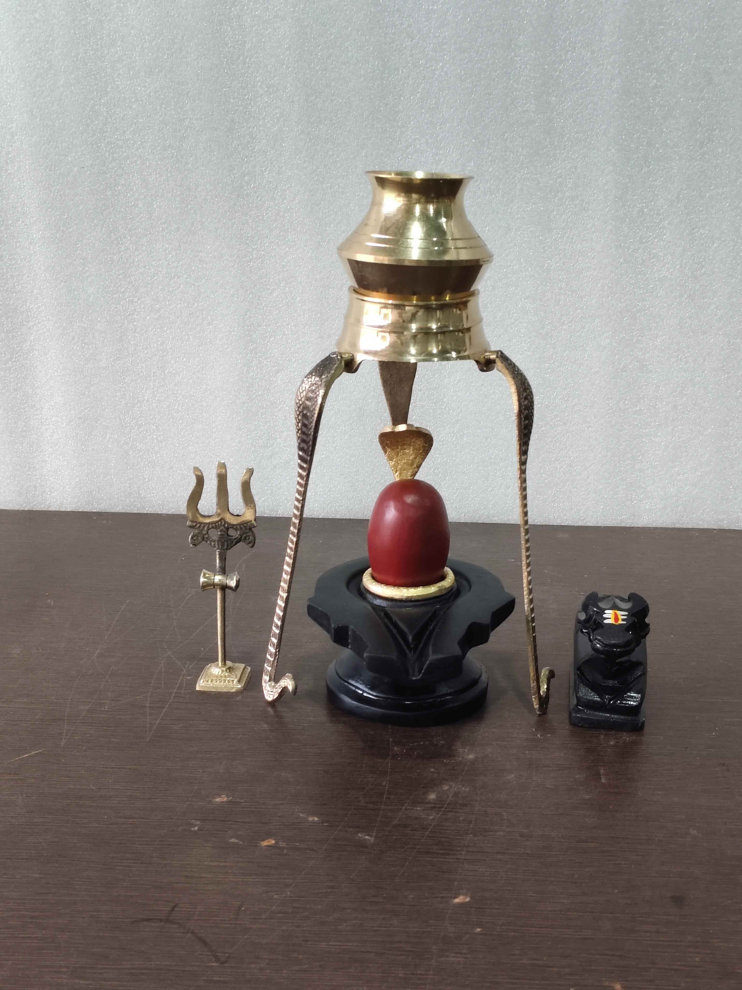 Narmdeswar shivling thumb sije home pooja ke liye full set