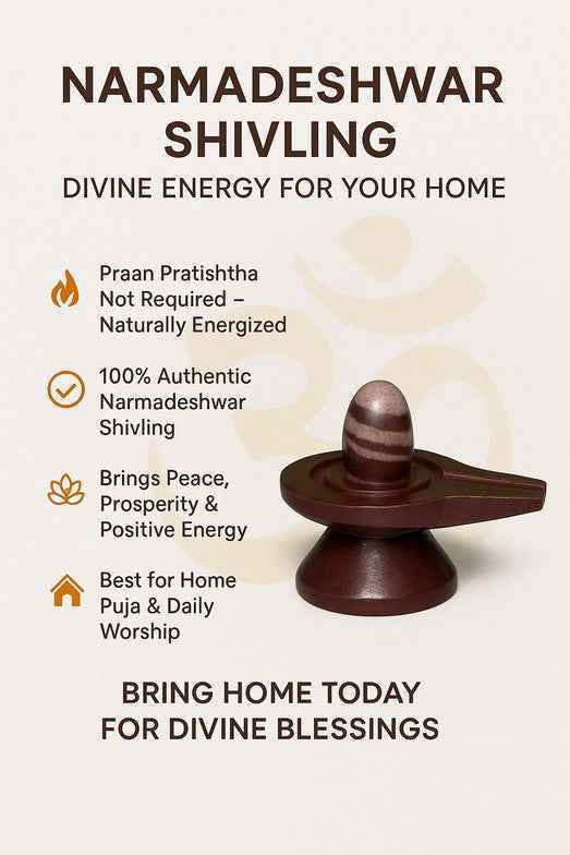 Full sat narmdeswar shivling thumb sije home pooja