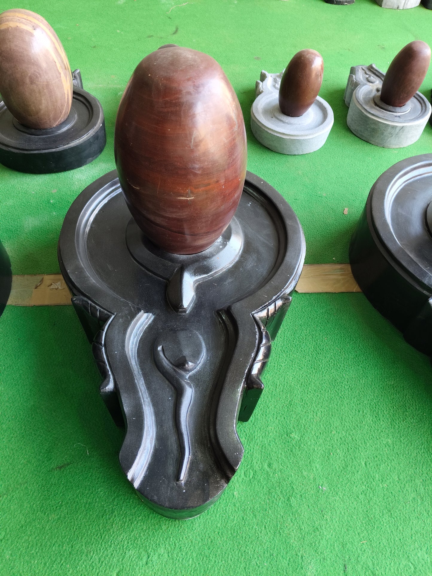 12 inch shivling with 24 inch jaladhari with 12 inch nandi mandir pooja