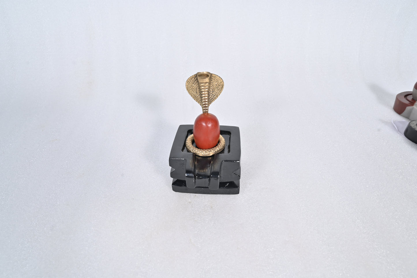 2 inch shivling with 4 inch chakor jaladhari home puja