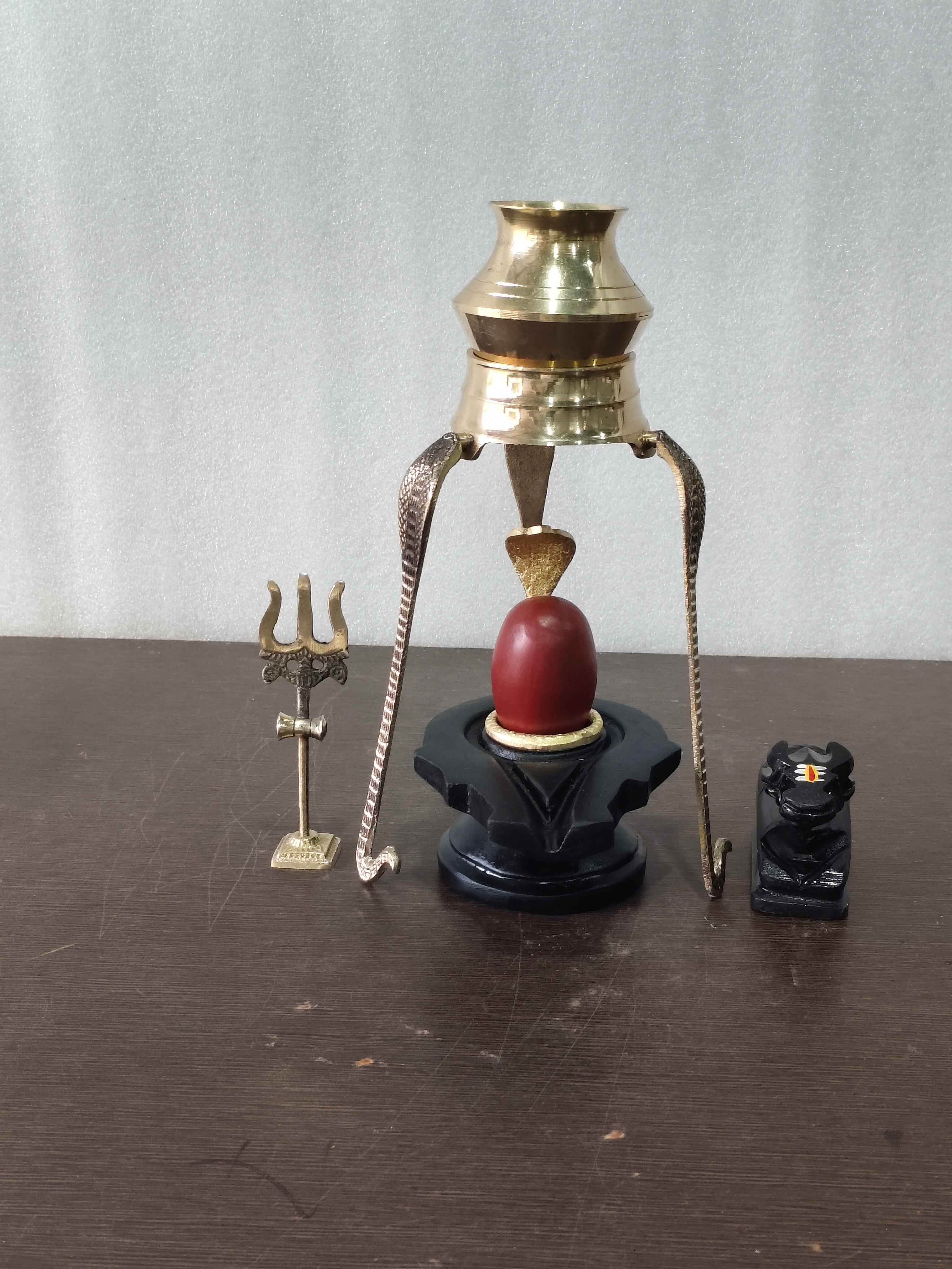 Narmdeswar shivling thumb sije home pooja ke liye full set