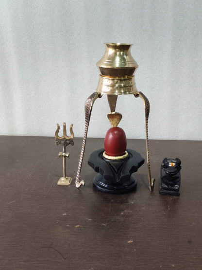 Narmdeswar shivling thumb sije home pooja ke liye full set