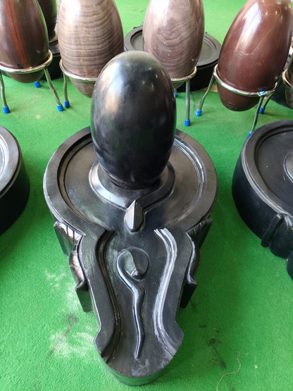 12 inch shivling with 24 inch jaladhari with 12 inch nandi mandir pooja
