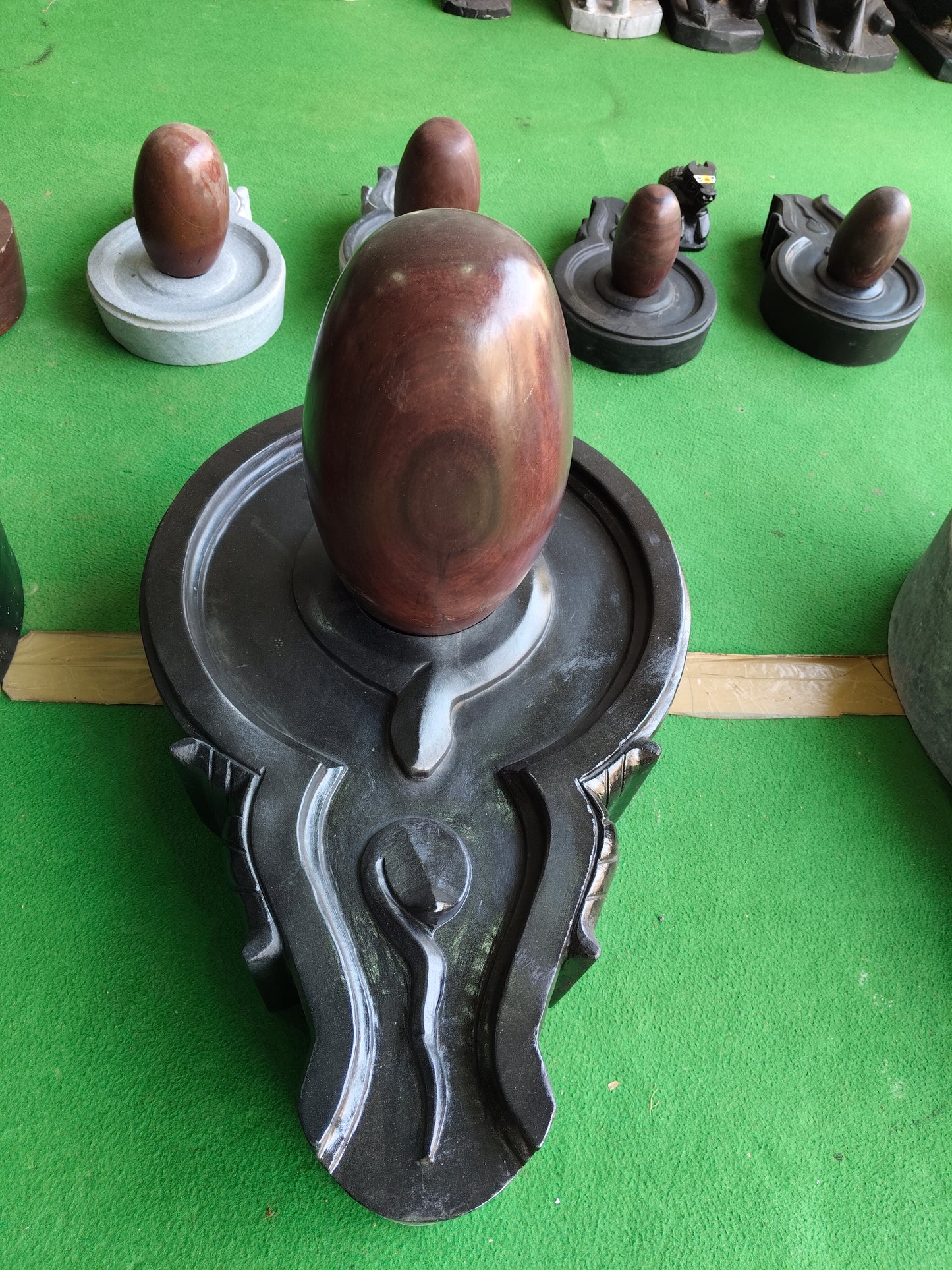 12 inch shivling with 24 inch jaladhari with 12 inch nandi mandir pooja