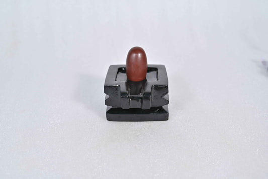 2 inch shivling with 4 inch chakor jaladhari home puja